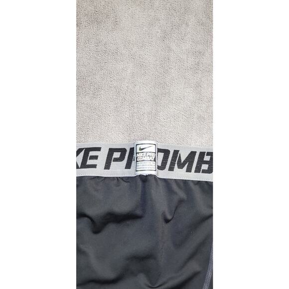 Nike Pro Combat Mens Size M Tights Black 449822-010 Gym Hiking Running C22-51 - Picture 7 of 8